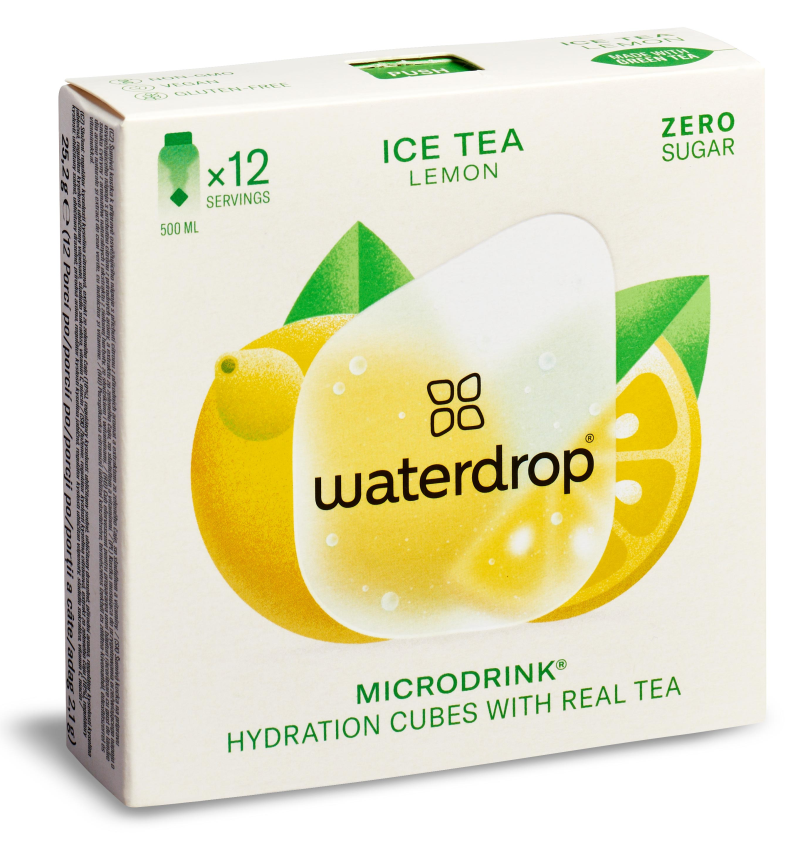 Waterdrop Microdrink Hydration Cubes 12P - ice tea lemon