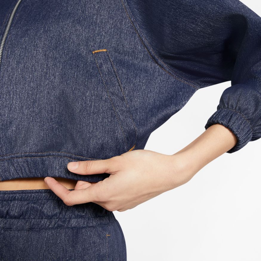 Nike Court Jacket PS NT W - obsidian/silver/wheat
