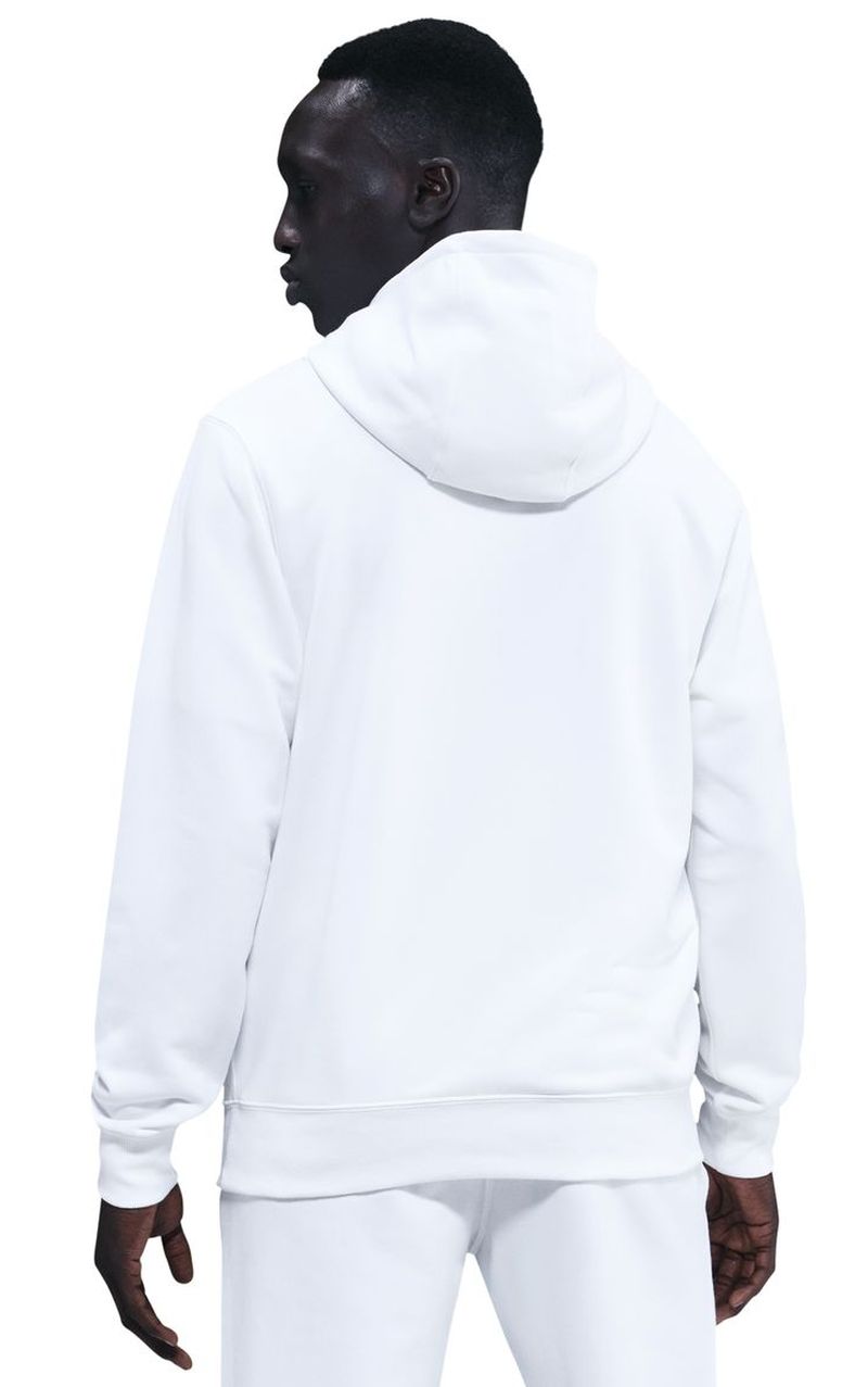 Nike Court Heritage French Terry Tennis Pullover - white/black