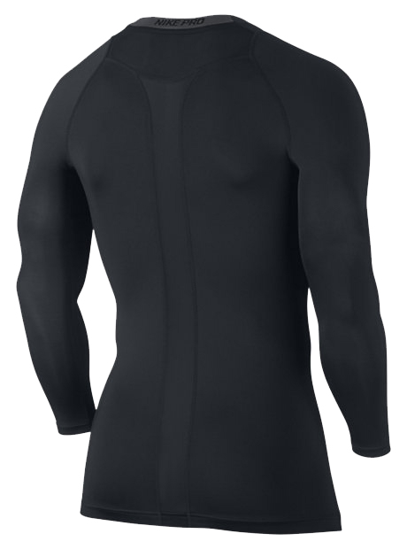 Nike Cool Comp LS - black/dark grey/white
