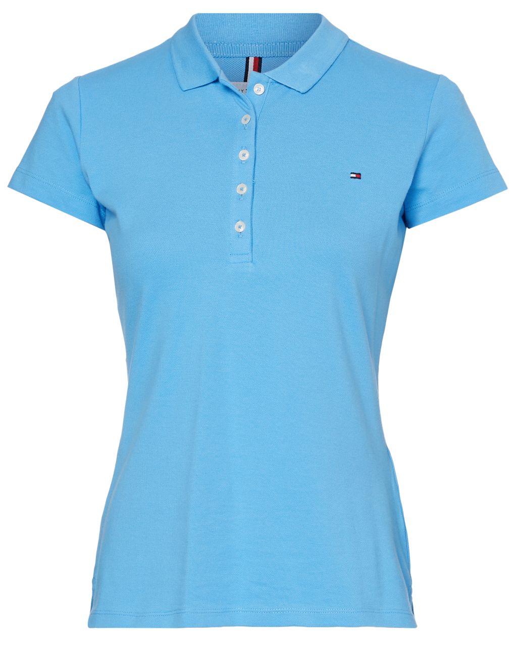 Tommy Hilfiger Short Sleeve Slim Polo - hydrangea blue Tommy Hilfiger Short Sleeve Slim Polo - hydrangea blue
