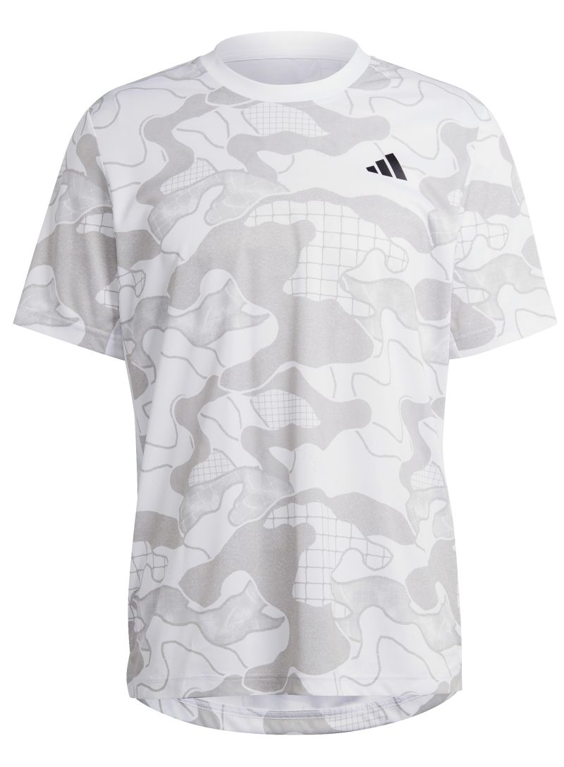 Adidas Club Graphic T-Shirt - white/grey three/grey one