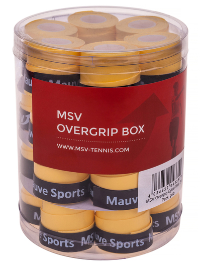 MSV Cyber Wet Overgrip yellow 24P