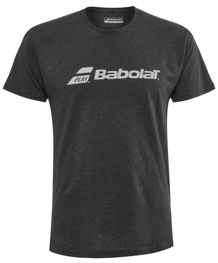 babolat-exercise-tee-men-black-heather-1 Babolat Exercise Tee Men - black heather