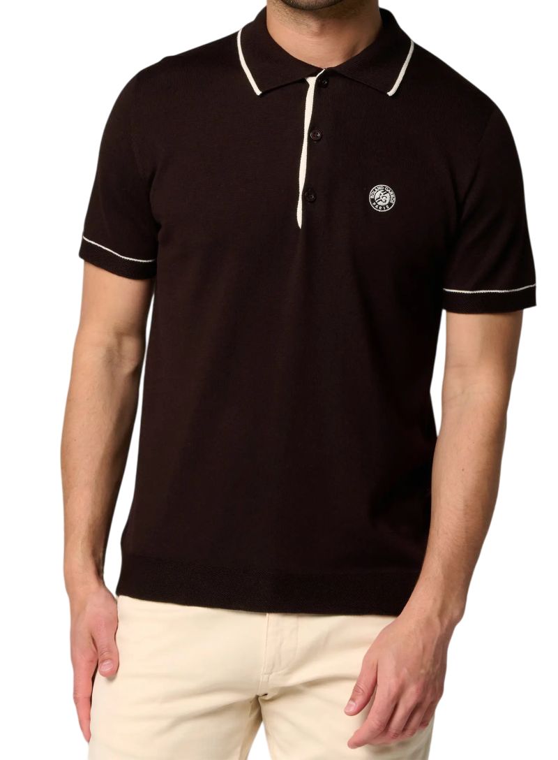 Roland Garros Heritage Thibault Shirt - chocolate