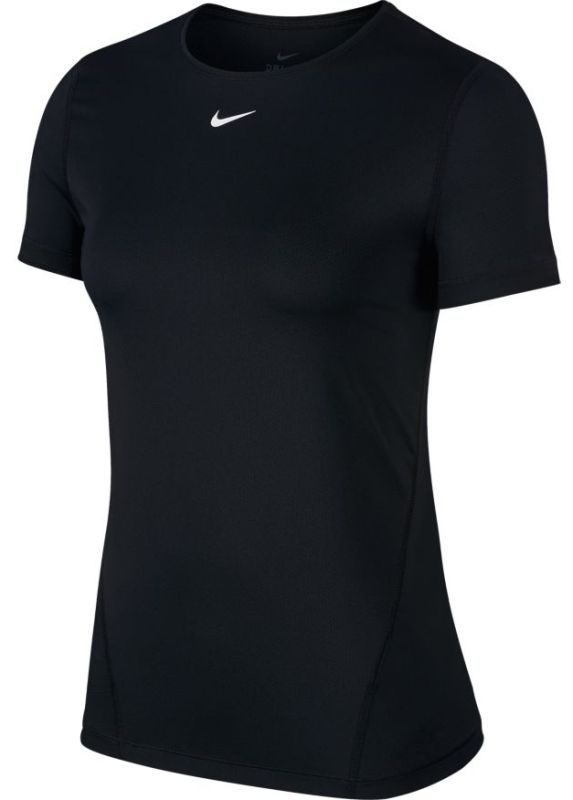 Nike Pro Top SS All Over Mesh W - black