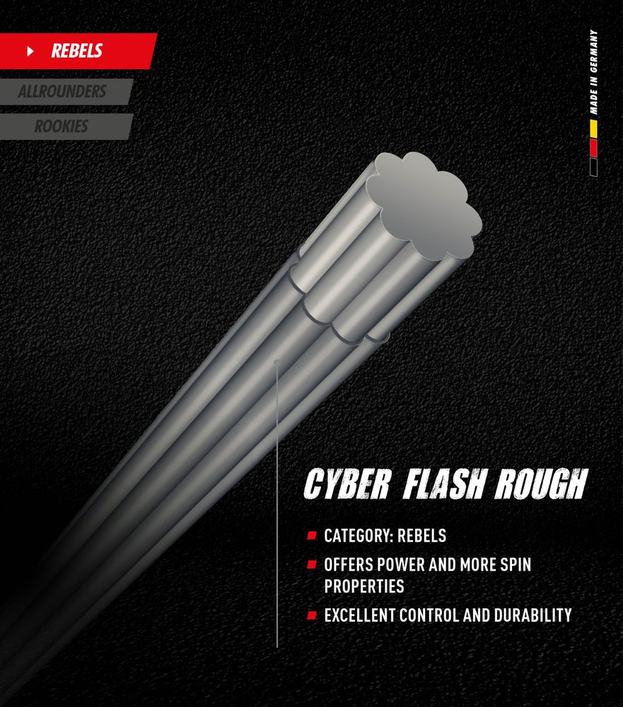 Topspin Cyber Flash Rough (200m) - silver