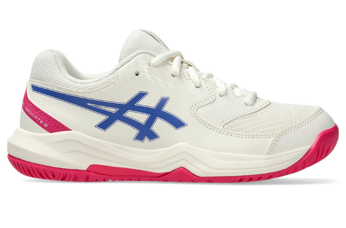 Asics Gel-Dedicate 8 GS - cream/dark cobalt