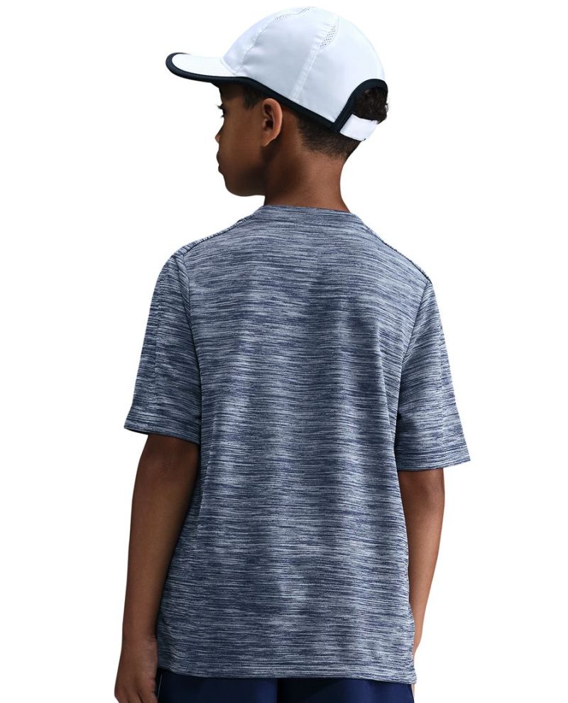 Nike Boys Multi Dri-FIT Short-Sleeve - midnight navy/pure/white