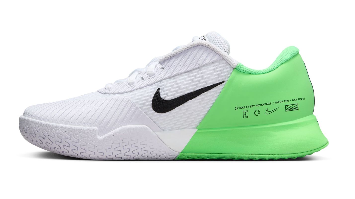 AURORA_DR6192-105_PHSRH000-2000 Nike Zoom Vapor Pro 2 - white/black/poison green