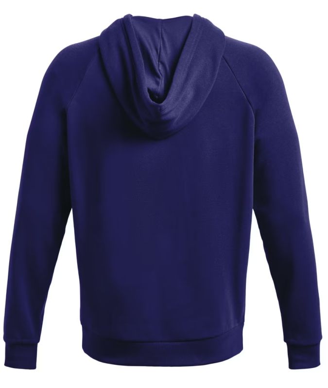 1373371-468 Under Armour Men's UA Rival Fleece 1 Zip Hoodie - sonar blue/onyx white