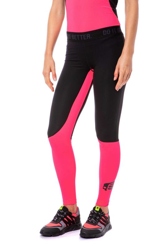 hydrogen-fast-skull-leggings-woman-fluo-fuchsia-3 Hydrogen Fast Skull Leggings Woman - fluo fuchsia