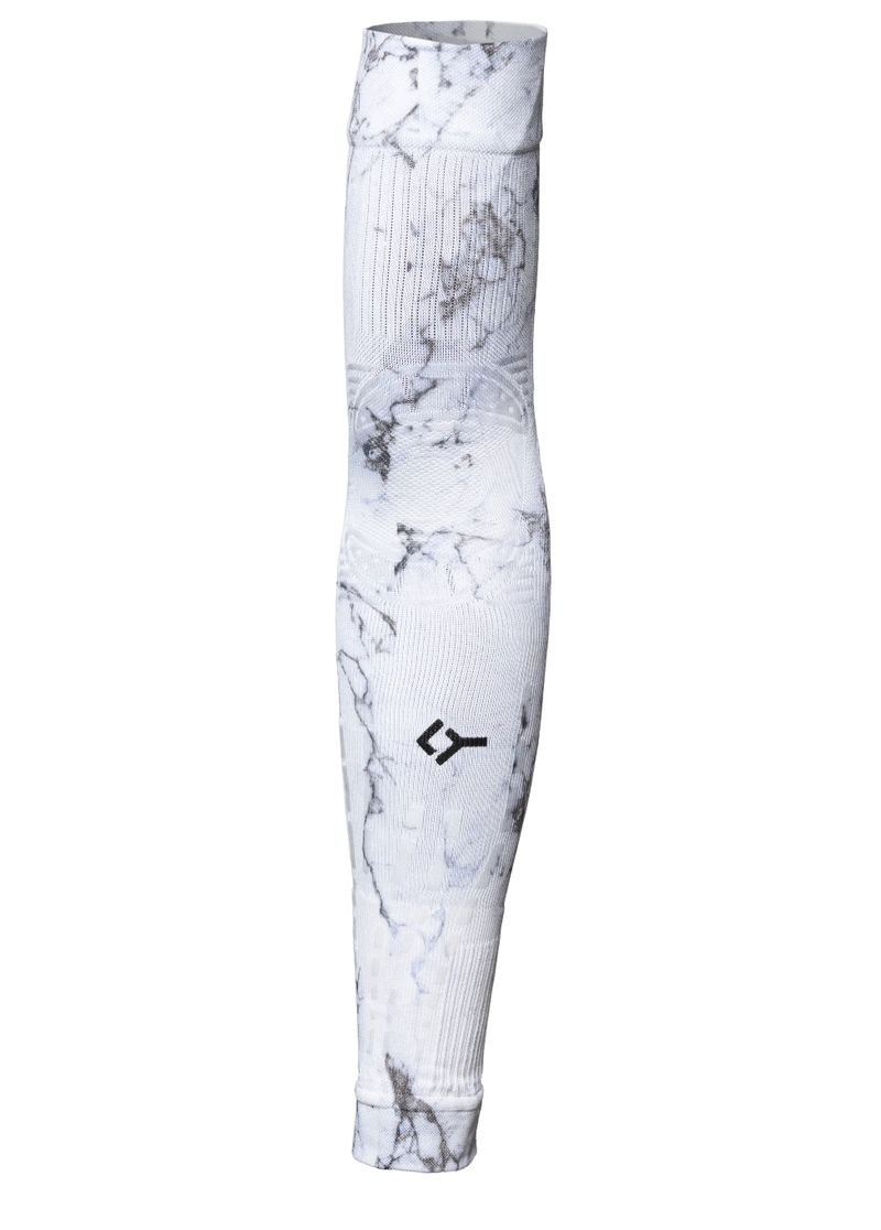 Rękaw kompresyjny Floky No Strain Evolution X Musetti Arm Sleeve 1P - white/black