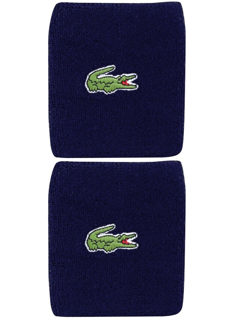 Lacoste SPORT Stretch Cotton Jersey Wristband - navy