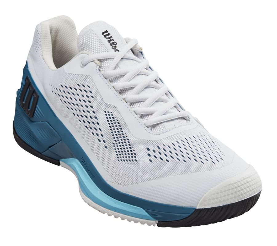 Wilson Rush Pro 4.0 - white/blue coral/blue atoll
