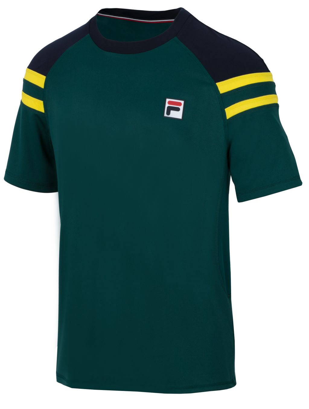 Fila T-Shirt Frankie - deep teal/fila navy/buttercup