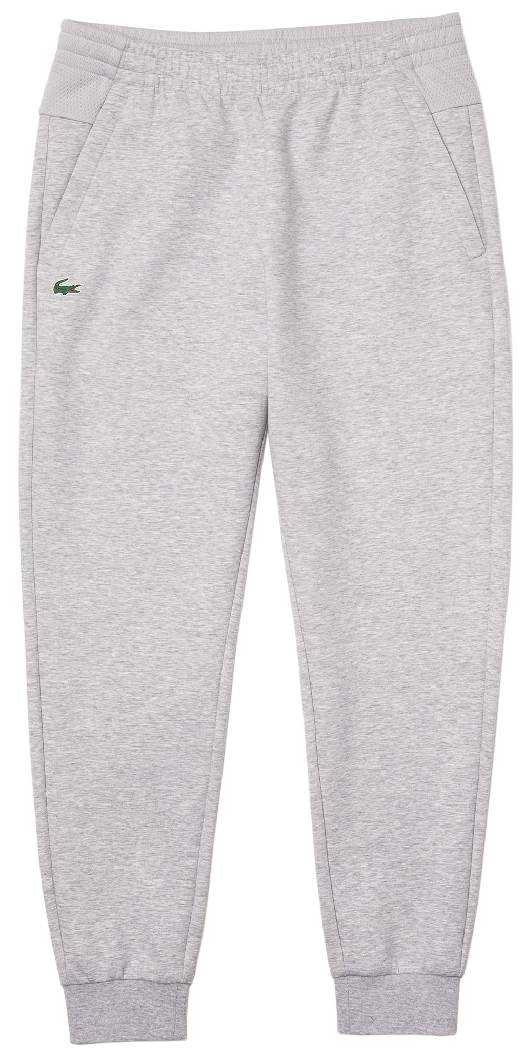 Lacoste Men's Mesh Panels Tracksuit Pants - grey chine/lighht grey Lacoste Men's Mesh Panels Tracksuit Pants - grey chine/lighht grey