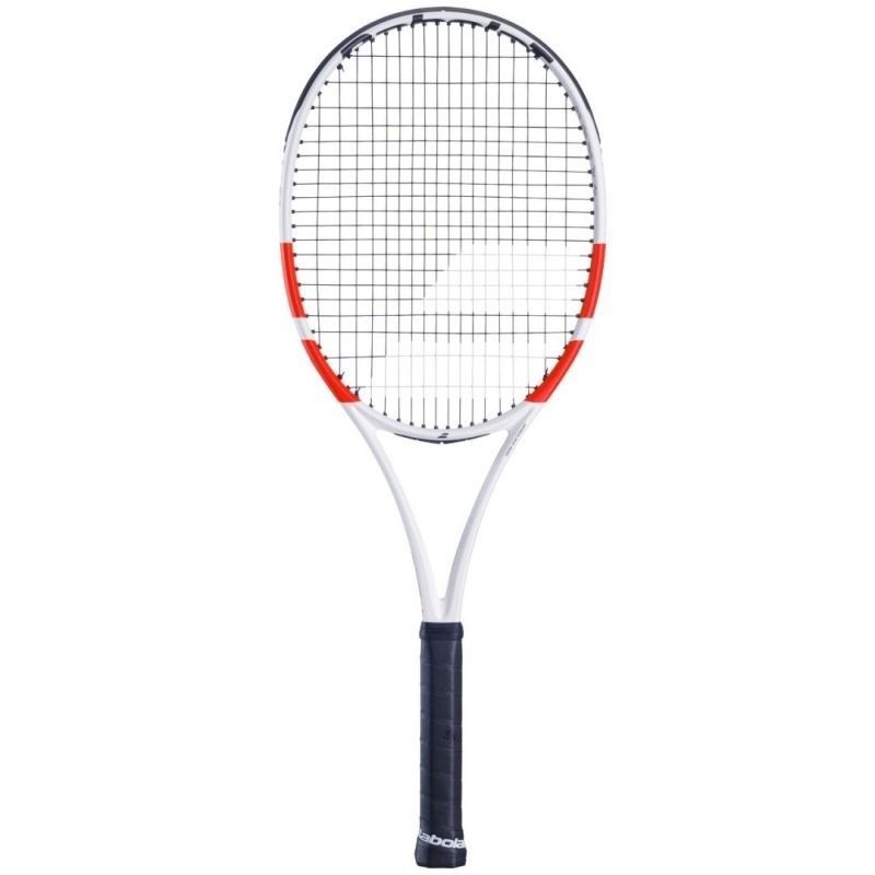 Babolat Pure Strike 98 18/20 - white/red/black + string + stringing