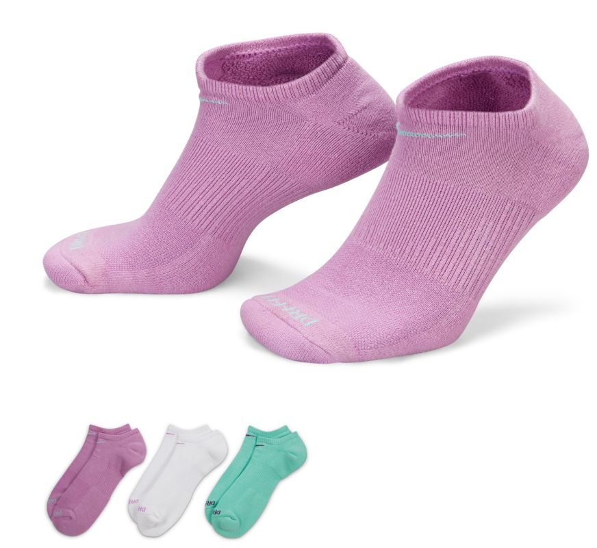 Nike Everyday Plus Cushion Training No-Show Socks 3P