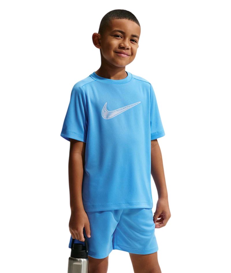 Nike Boys Dri-FIT Multi Short Sleeve - blue/white Nike Boys Dri-FIT Multi Short Sleeve - blue/white