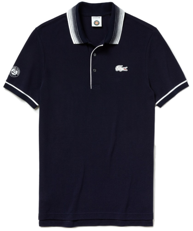 Lacoste Men's Lacoste SPORT French Open Edition Cotton Petit Piqué Polo Shirt - navy