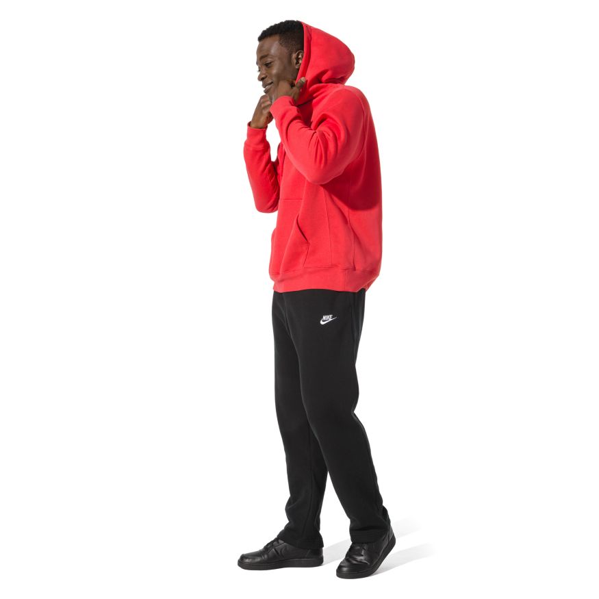 Nike Sportswear Club Hoodie PO BB - university red/university red/white