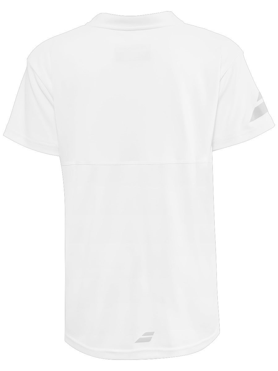 Babolat Play Polo Boy - white/white