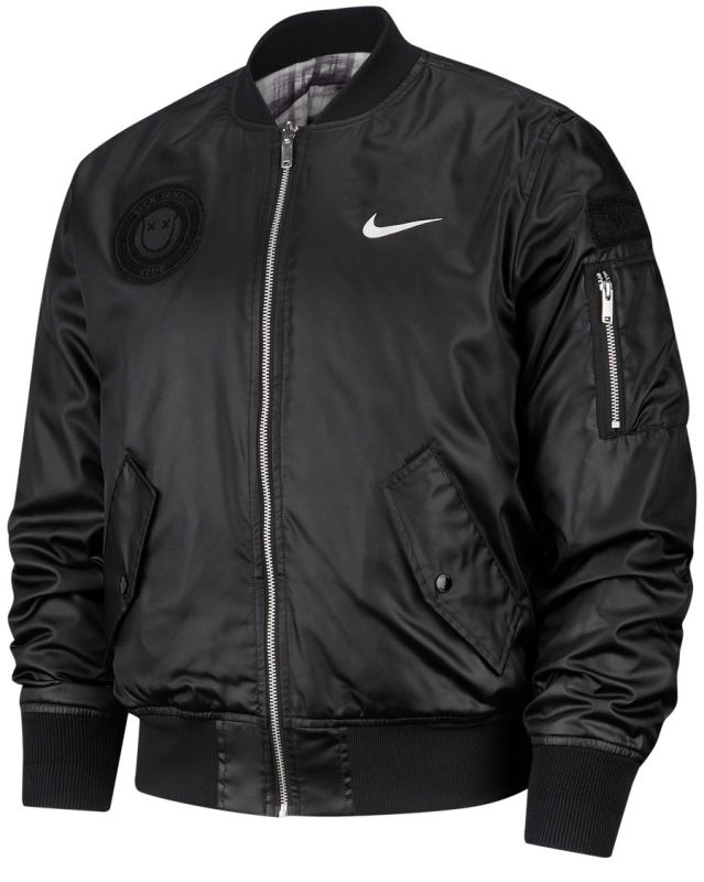 Nike Court Slam LN Men's Tennis Jacket - black/white