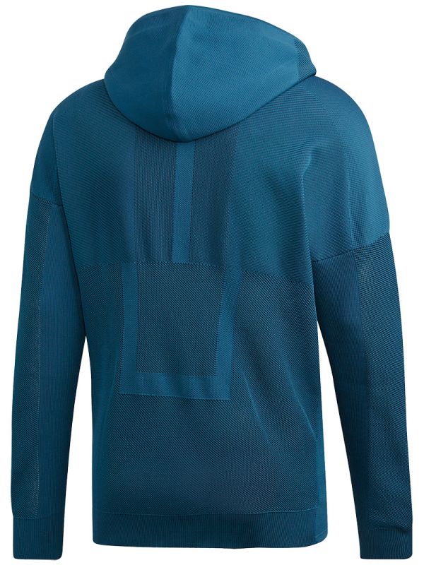 Adidas ZNE Parley Primeknit Hoodie - petrol night