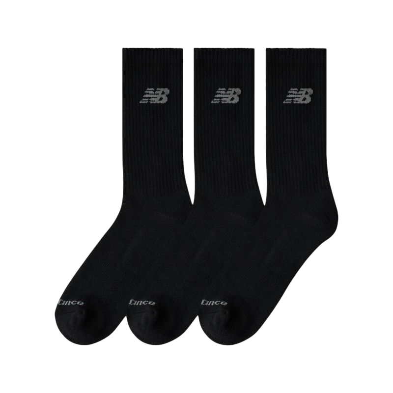 New Balance Performance Basic Crew 3P - black New Balance Performance Basic Crew 3P - black