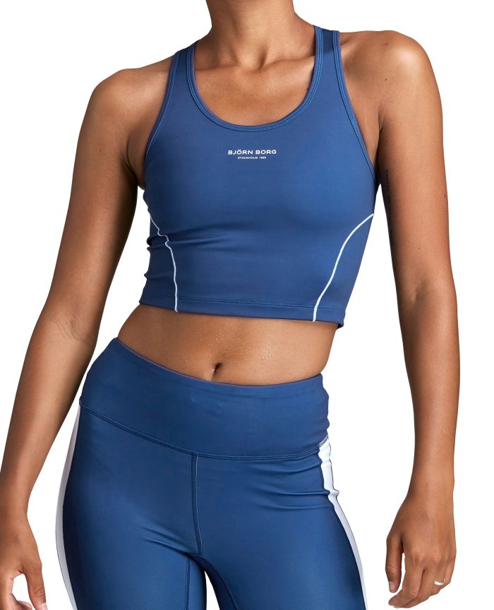 Björn Borg Cropped Tank STHLM W - blue depths Björn Borg Cropped Tank STHLM W - blue depths
