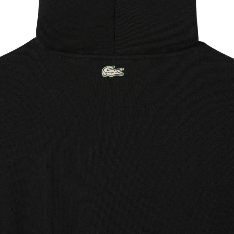 Lacoste Printed Fleece - black