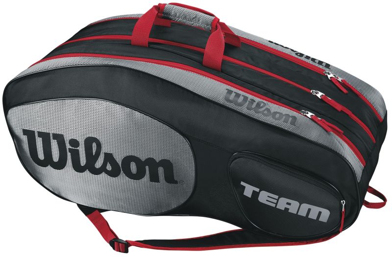 Wilson Team III 12 Pack Bag - black/grey