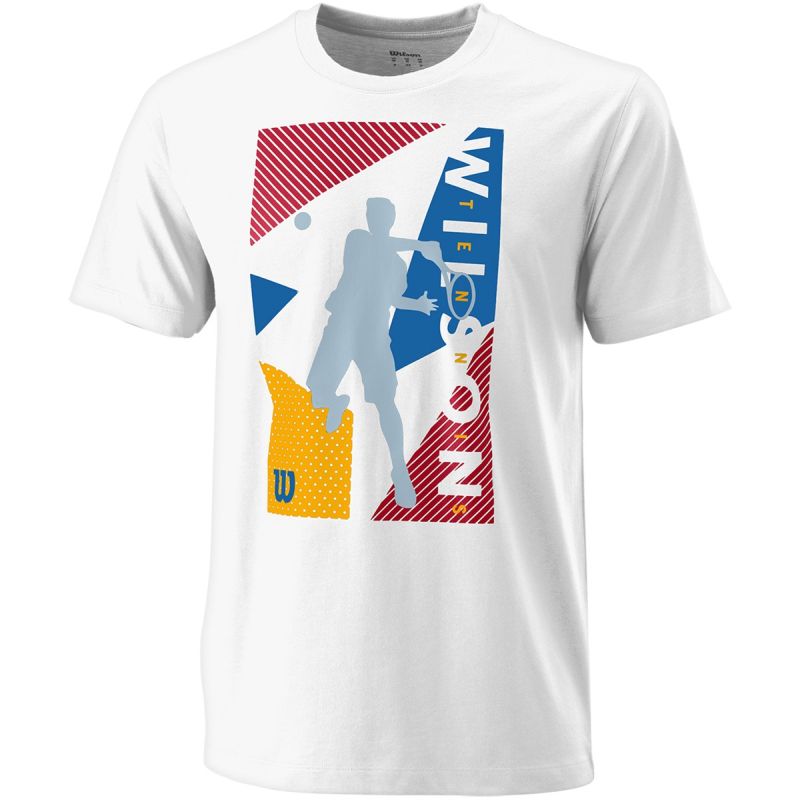 Wilson M Geo Play Tech Tee - white