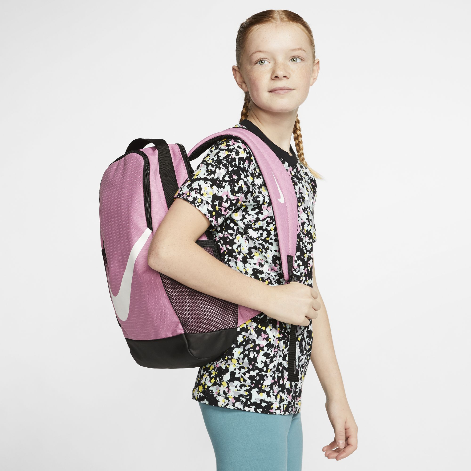 Nike Brasilia Backpack Y - magic flamingo/pink/white