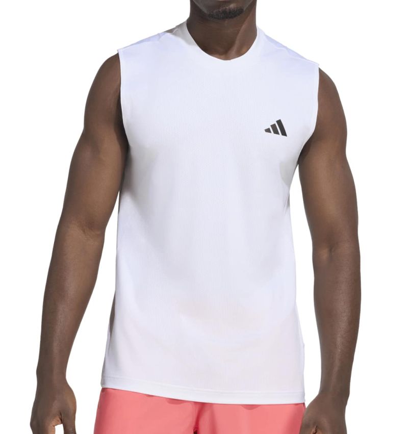 Męski t-shirt Adidas Club Tennis Climacool Tank Top - white