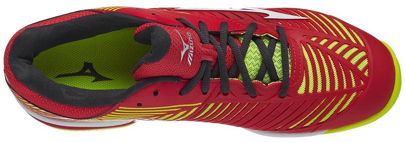 Mizuno Wave Exceed Tour 3 CC - mars red/white/safety yellow