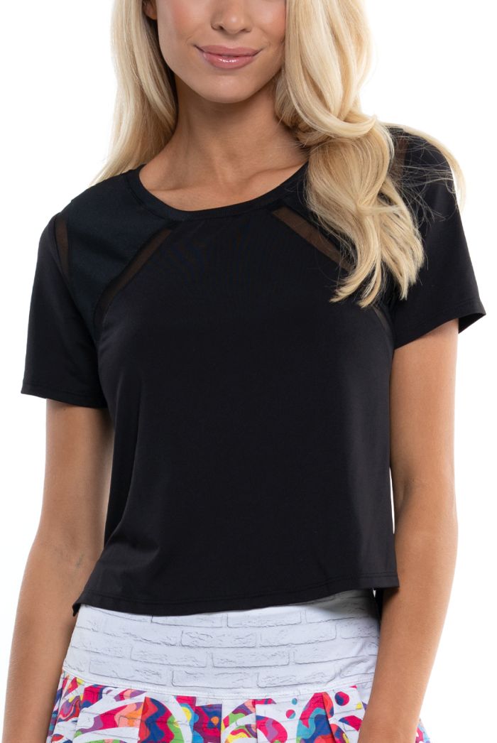 Lucky in Love Core Mixed Up High-Low S/S Women - black Lucky in Love Core Mixed Up High-Low S/S Women - black