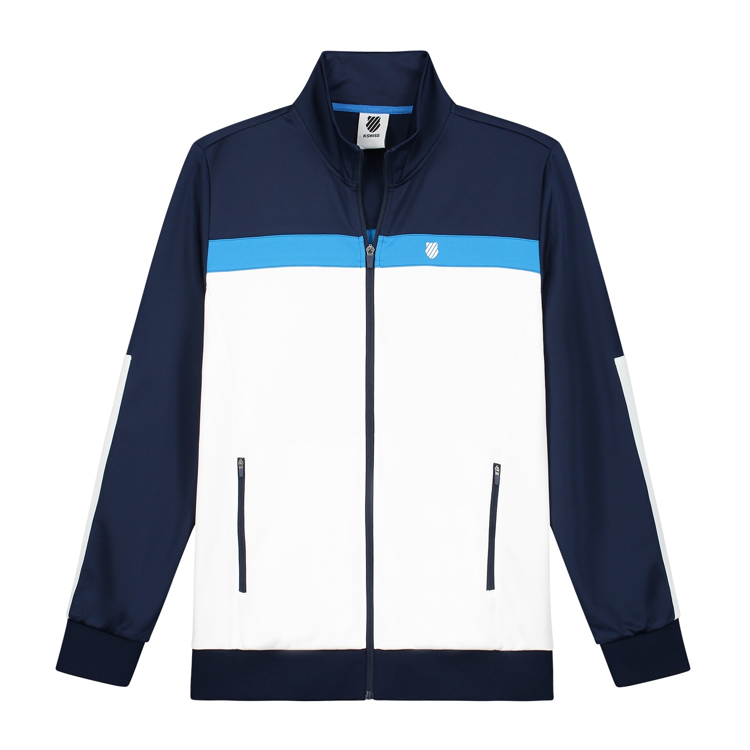 K-Swiss Tac Core Team Tracksuit Jacket B - navy/white/french blue