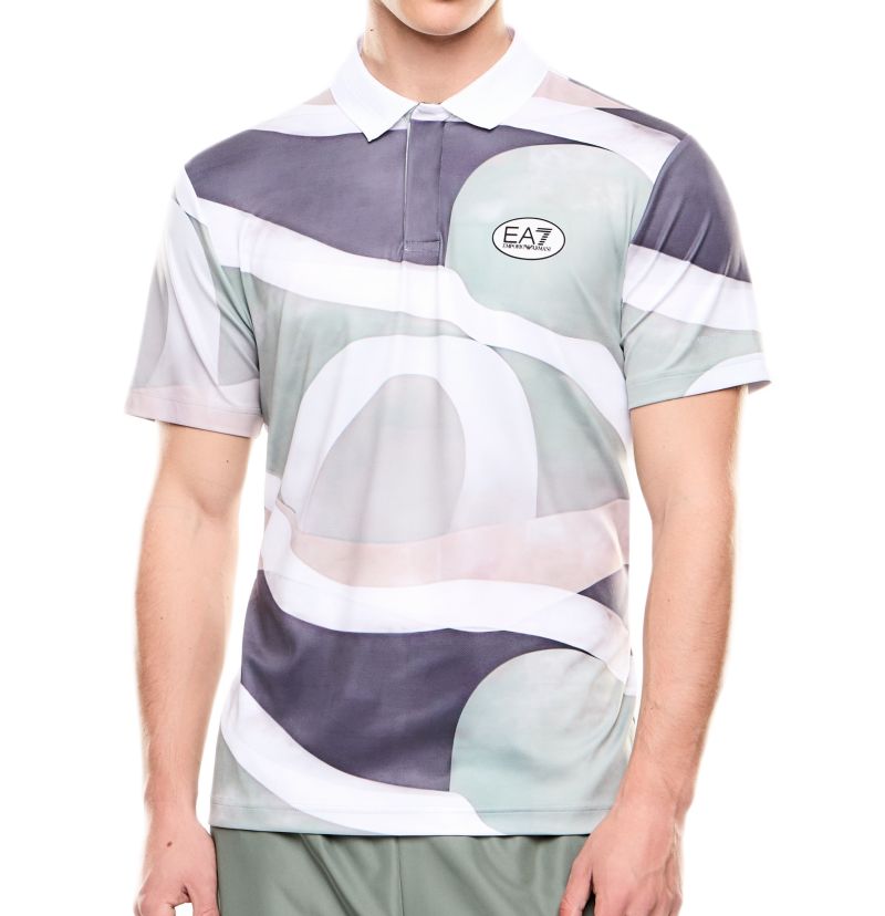 EA7 Tennis Pro Shirt In Ventus7 - fancy green 