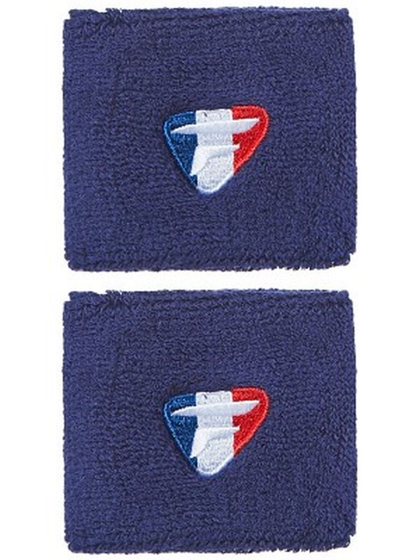 Tecnifibre Wristband (2 szt.) - navy/tricolore Tecnifibre Wristband (2 szt.) - navy/tricolore