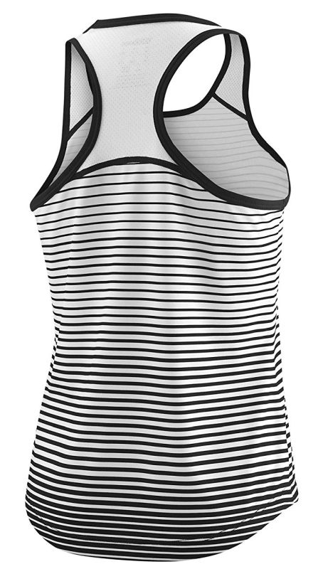 Wilson G Team Striped Tank - black/white