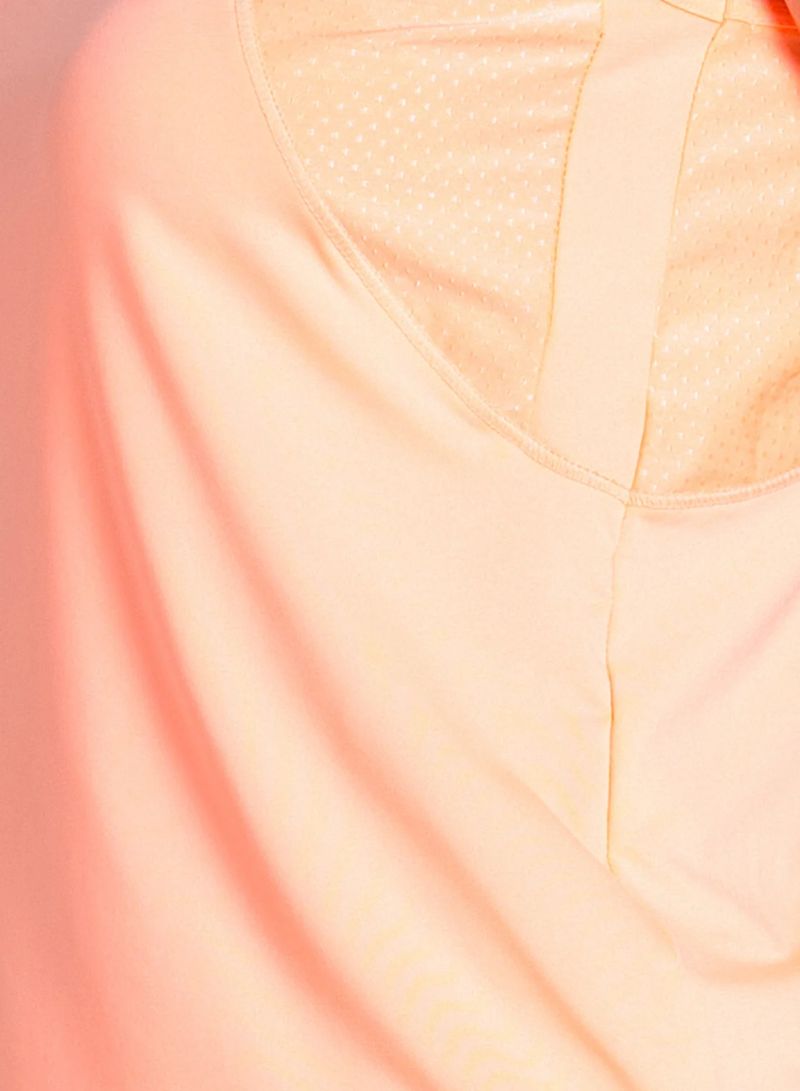 Lucky in Love Every Game Shimmer Tank - orange frost