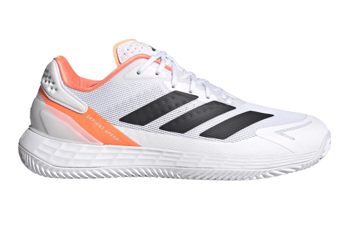 Adidas Defiant Speed 2 M Clay - cloud white/core black/lucid orange