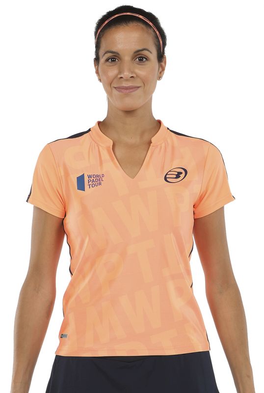 Bullpadel Yacopi Polo Woman - naranja fluor