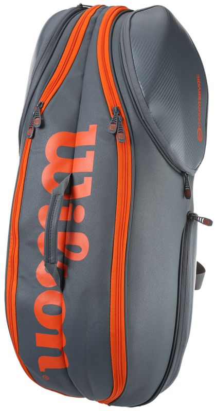 wilson-vancouver-burn-reverse-9-pk-bag-grey-orange-4 Wilson Vancouver Burn Reverse 9 Pk Bag - grey/orange