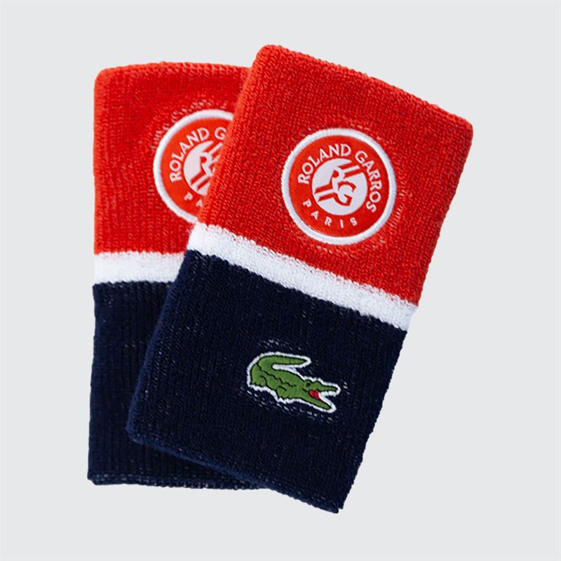 Lacoste Roland Garros Edition Wirstband - orange/white/navy Lacoste Roland Garros Edition Wirstband - orange/white/navy