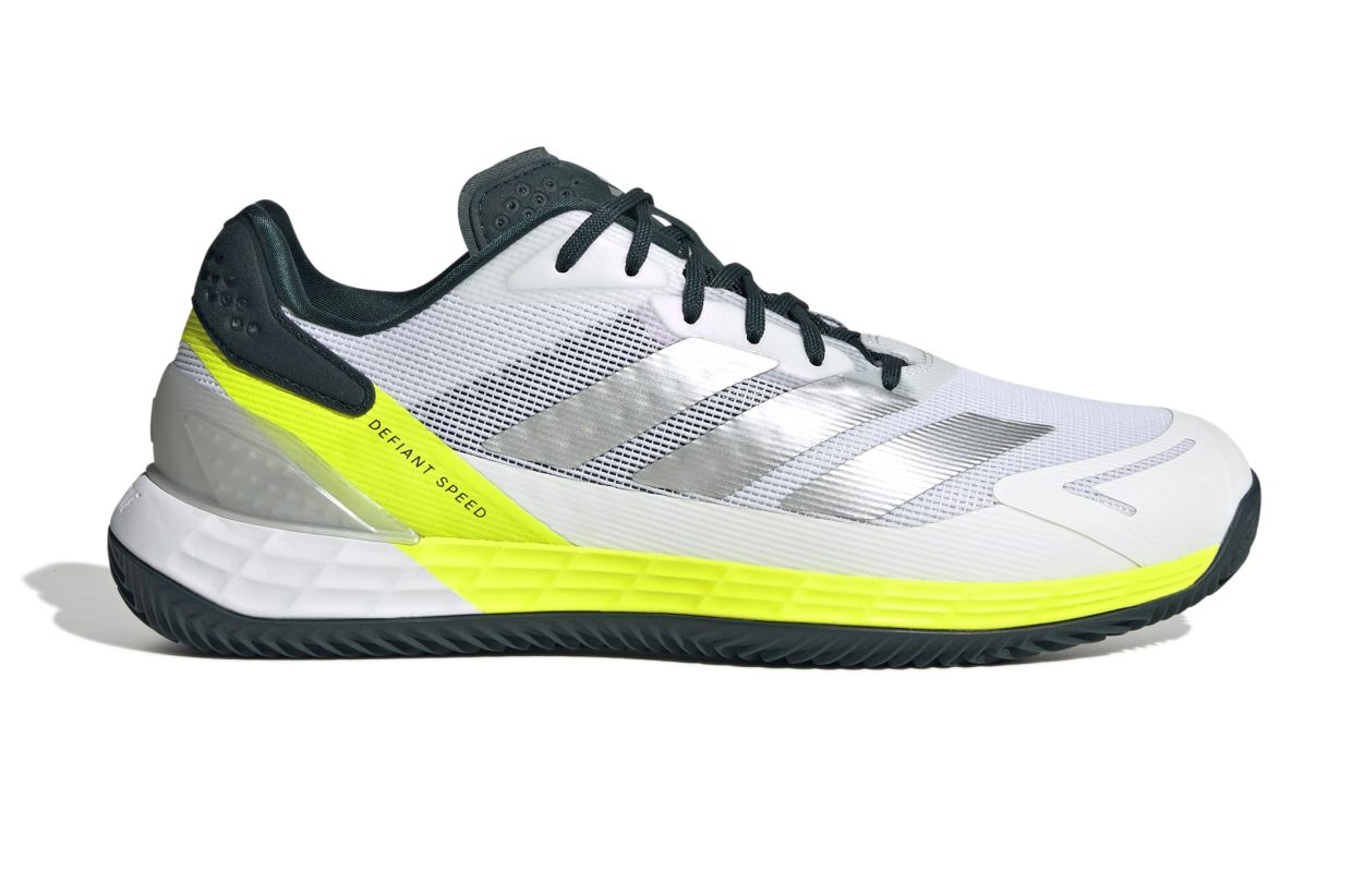 Adidas Defiant Speed 2 M Clay - white/grey/lime