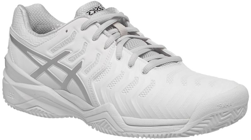 asics-gel-resolution-7-clay-white-silver-1 Asics Gel-Resolution 7 Clay - white/silver