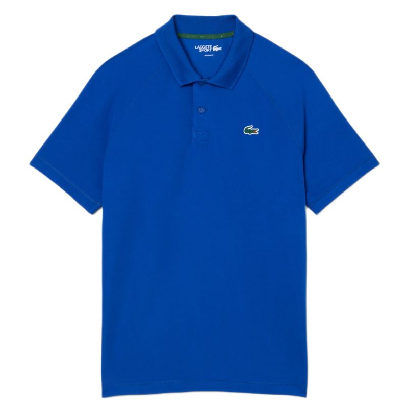 Męskie polo Lacoste Regular Fit Ultra Dry Sport - gentian blue